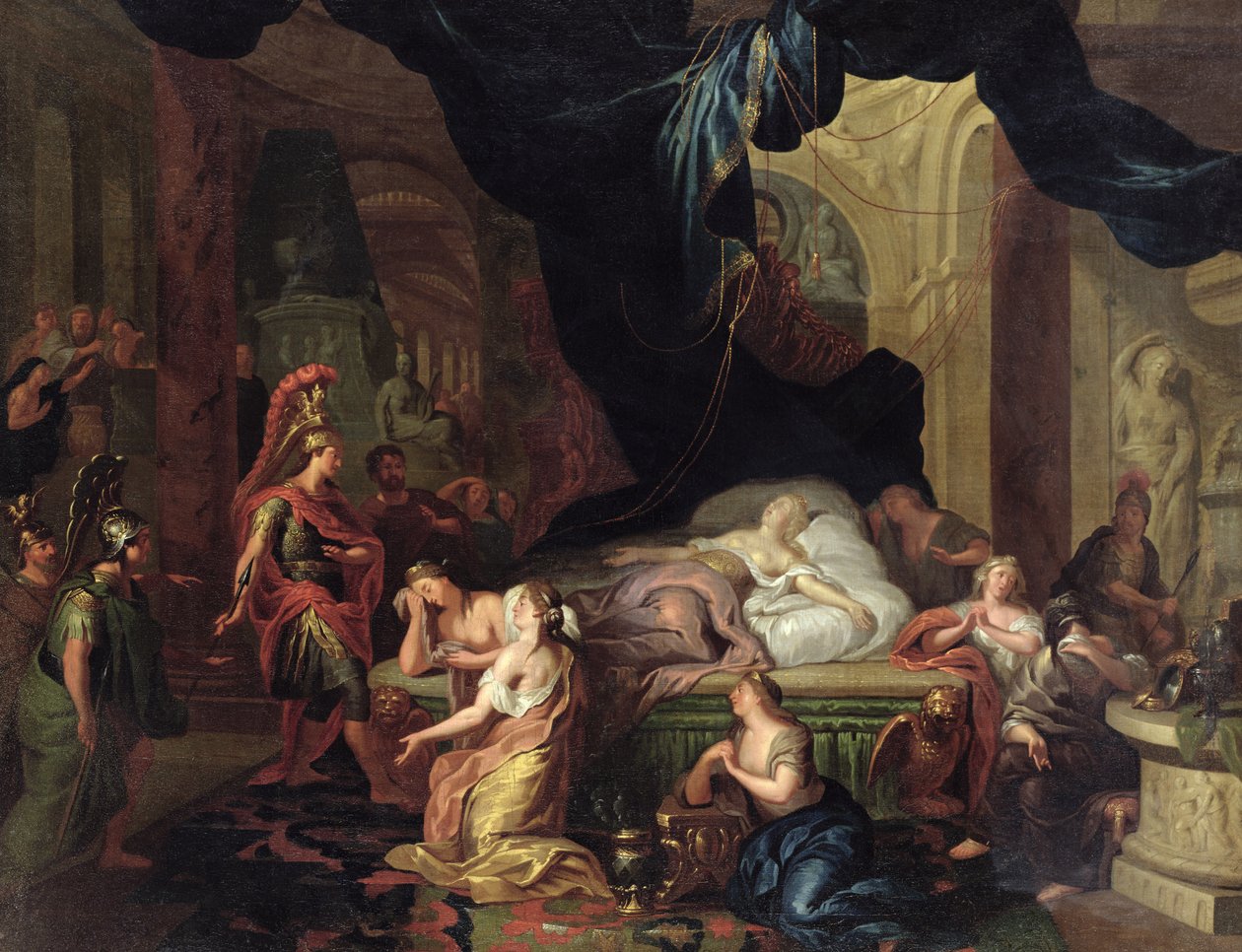 La morte di Cleopatra da Ottmar, the Younger Elliger