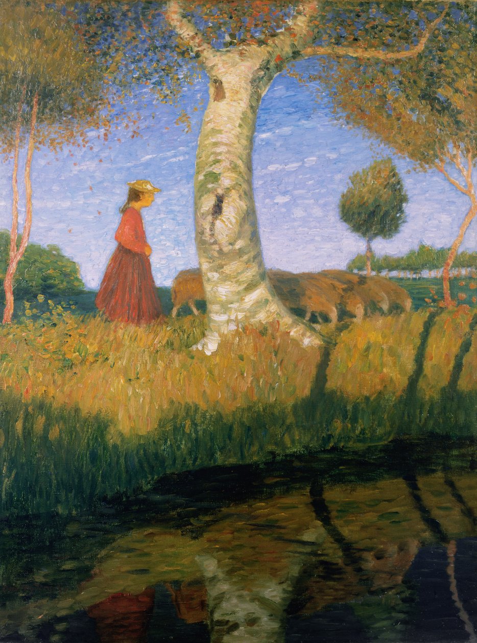 Giornata autunnale soleggiata da Otto Modersohn