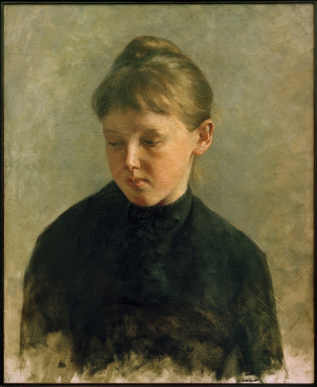 Studio di una ragazza da Otto Ubbelohde