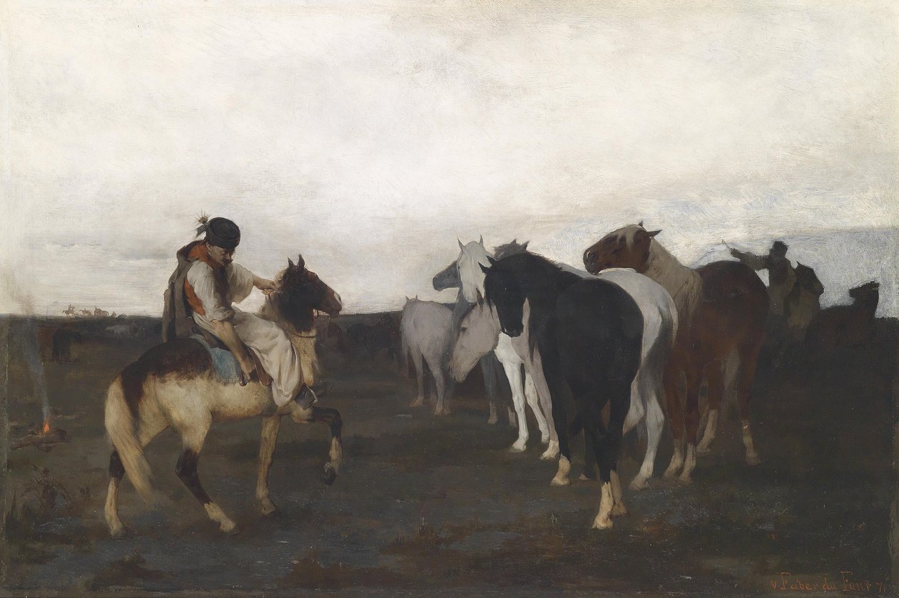 Cavalli da tiro da Otto von Faber du Faur