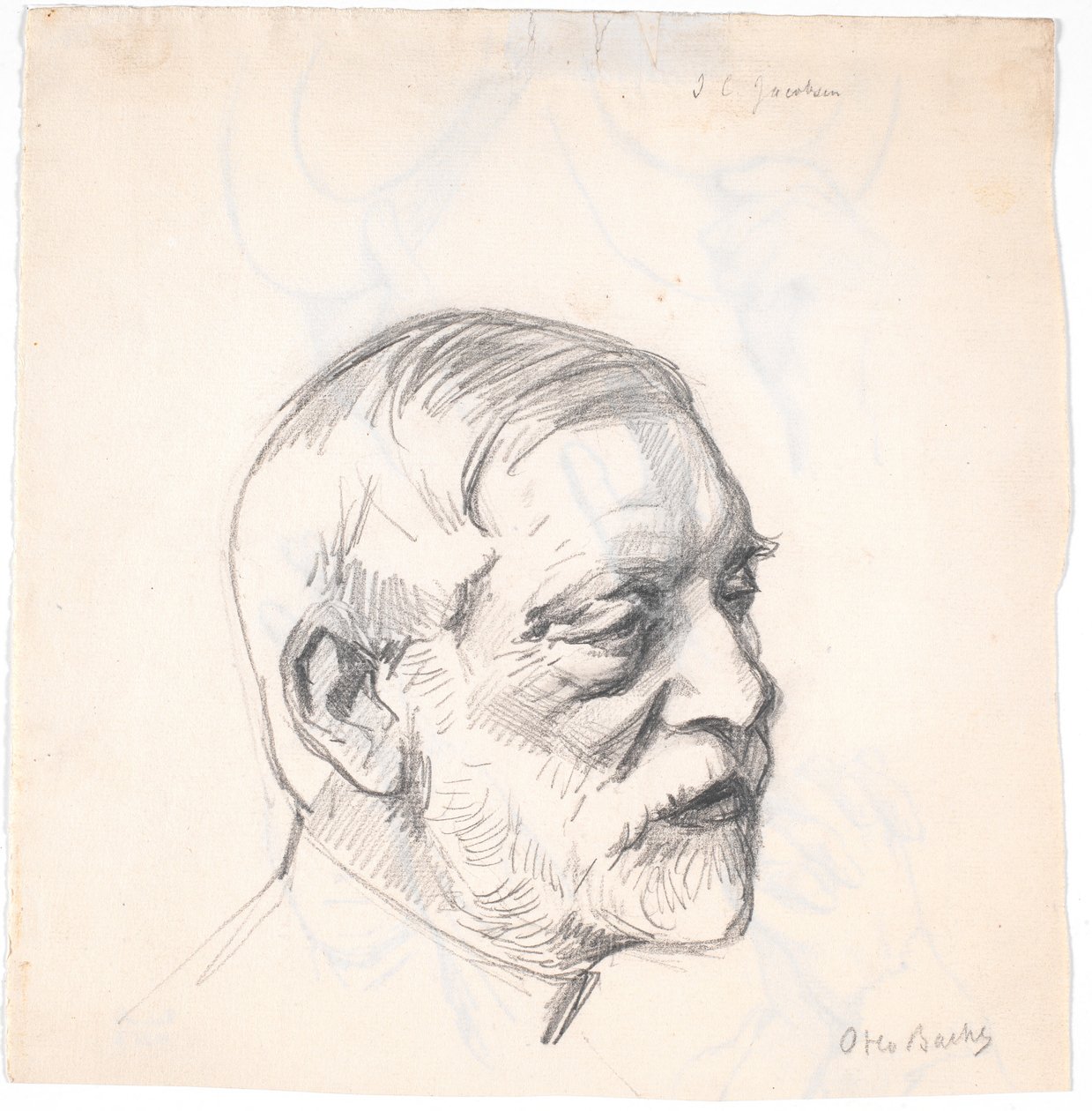 Testa del birraio J.C. Jacobsen da Otto Bache