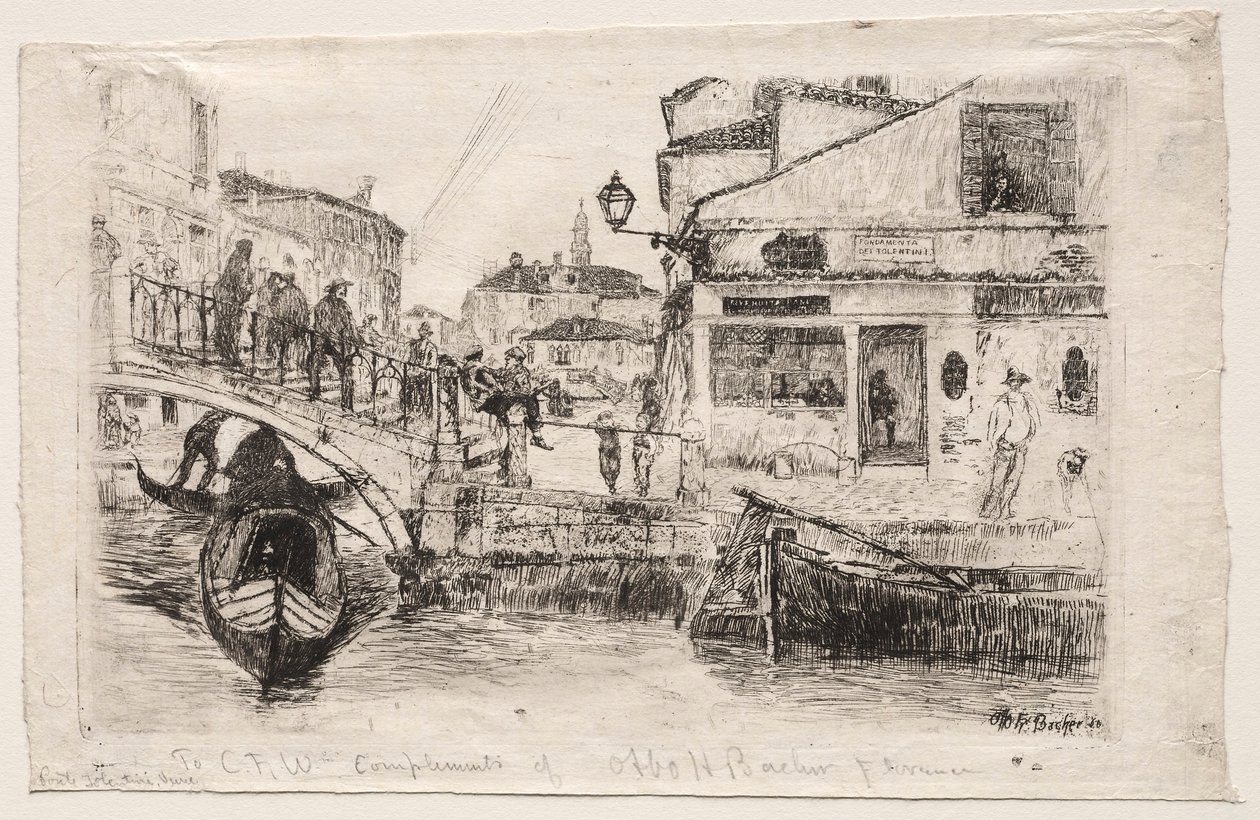Ponte Tolentine, 1880 da Otto H. Bacher