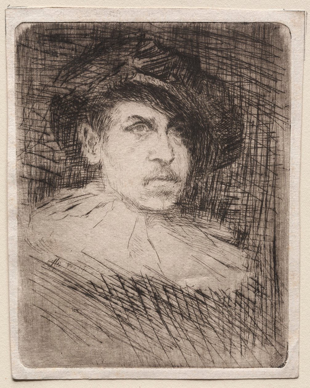 Autoritratto in costume da Otto H. Bacher