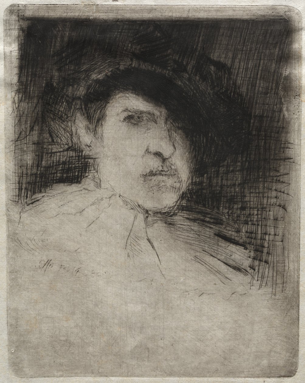 Autoritratto in Costume da Otto H. Bacher