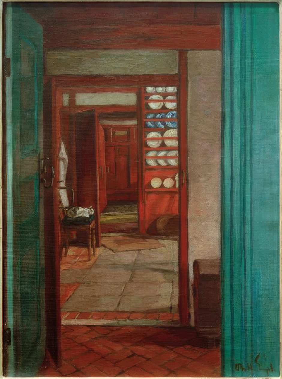 Interno frisone del nord da Otto Heinrich Engel