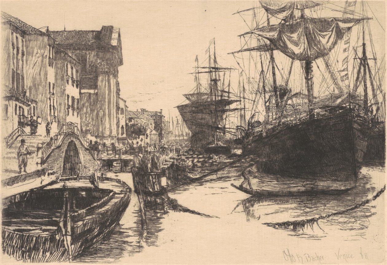 Venezia, 1880 da Otto Henry Bacher