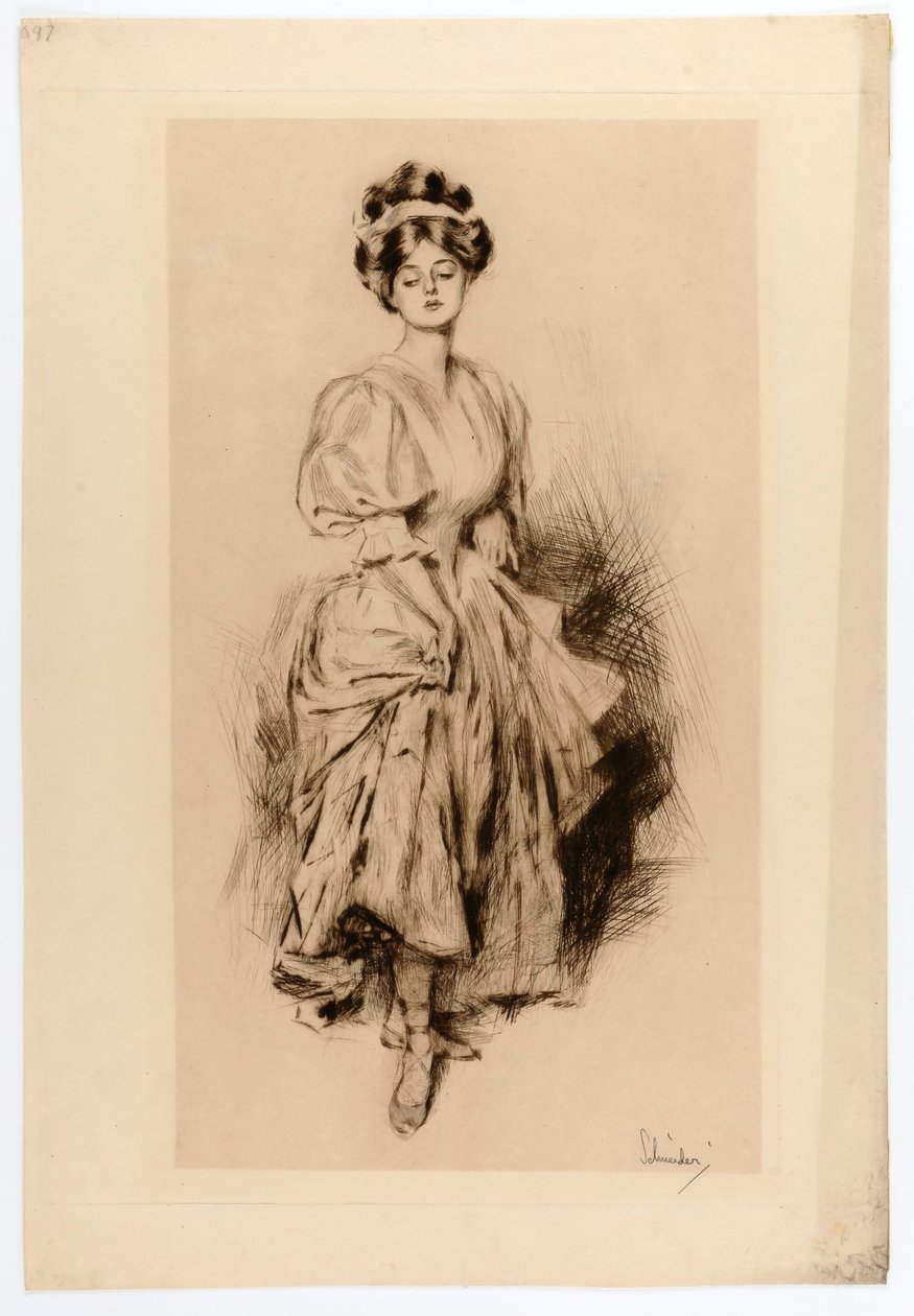 Ragazza che balla da Otto J. Schneider