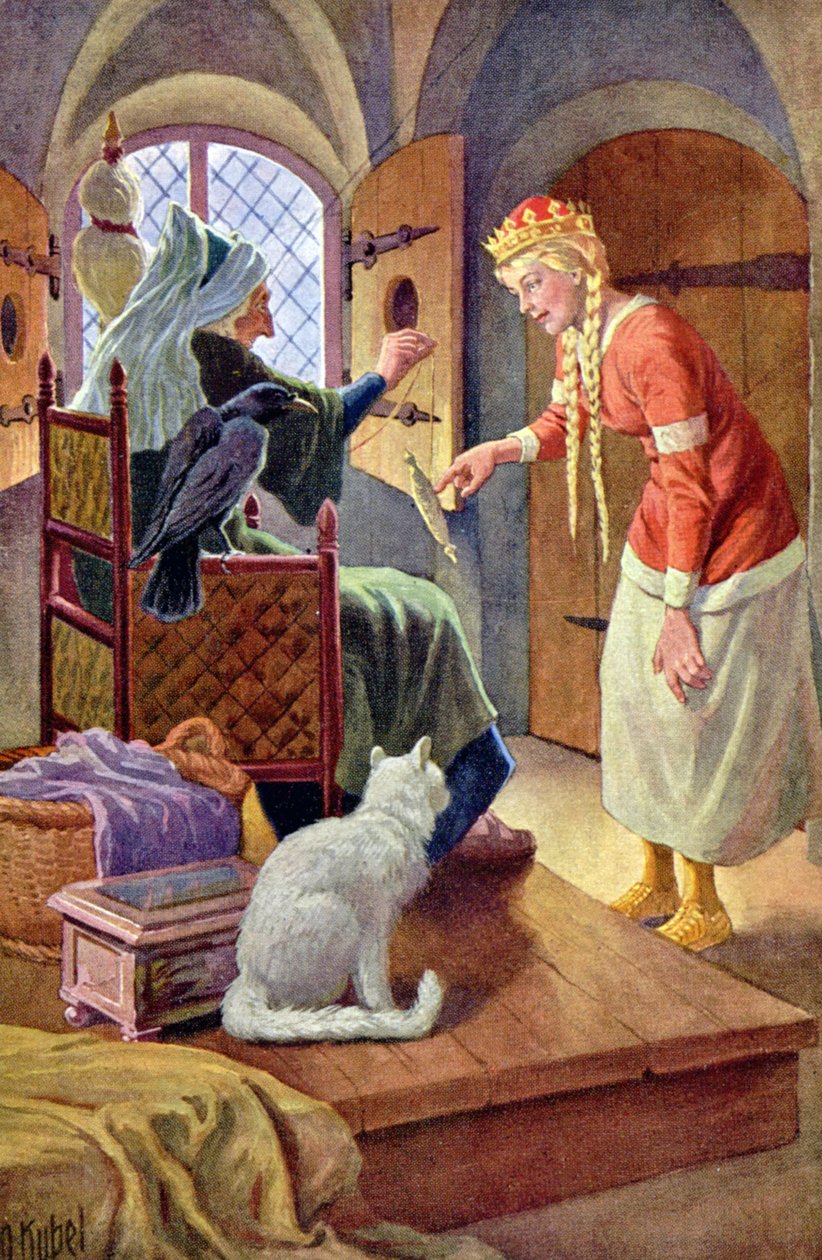 La bella addormentata, c.1900 da Otto Kubel