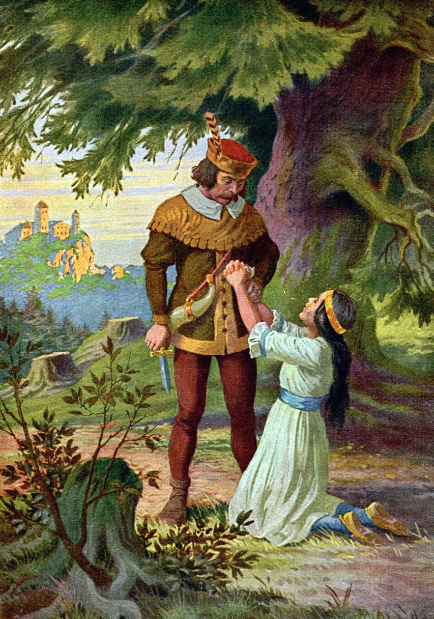 Biancaneve e il cacciatore da Otto Kubel