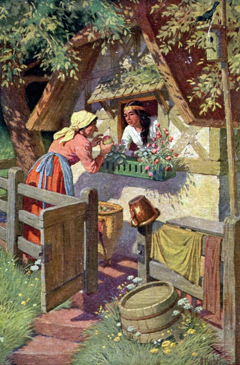 Biancaneve e la strega da Otto Kubel