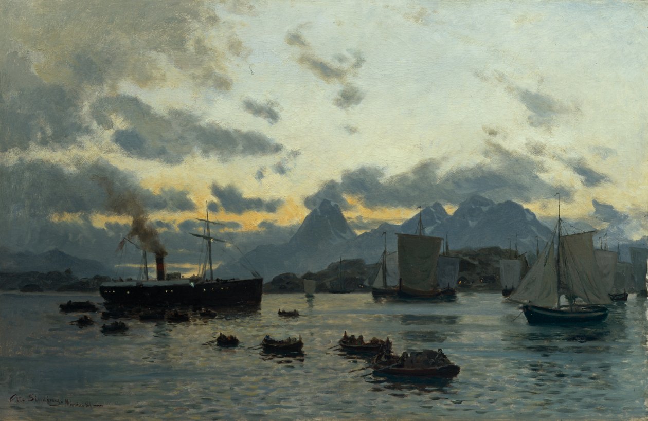 Hurtigruten da Otto Ludvig Sinding