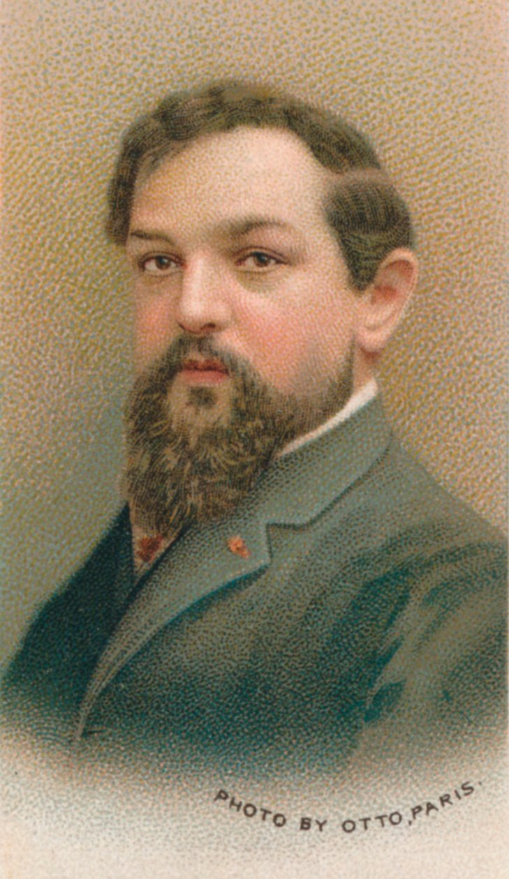 Claude Debussy, compositore francese, 1911 da Otto Paris