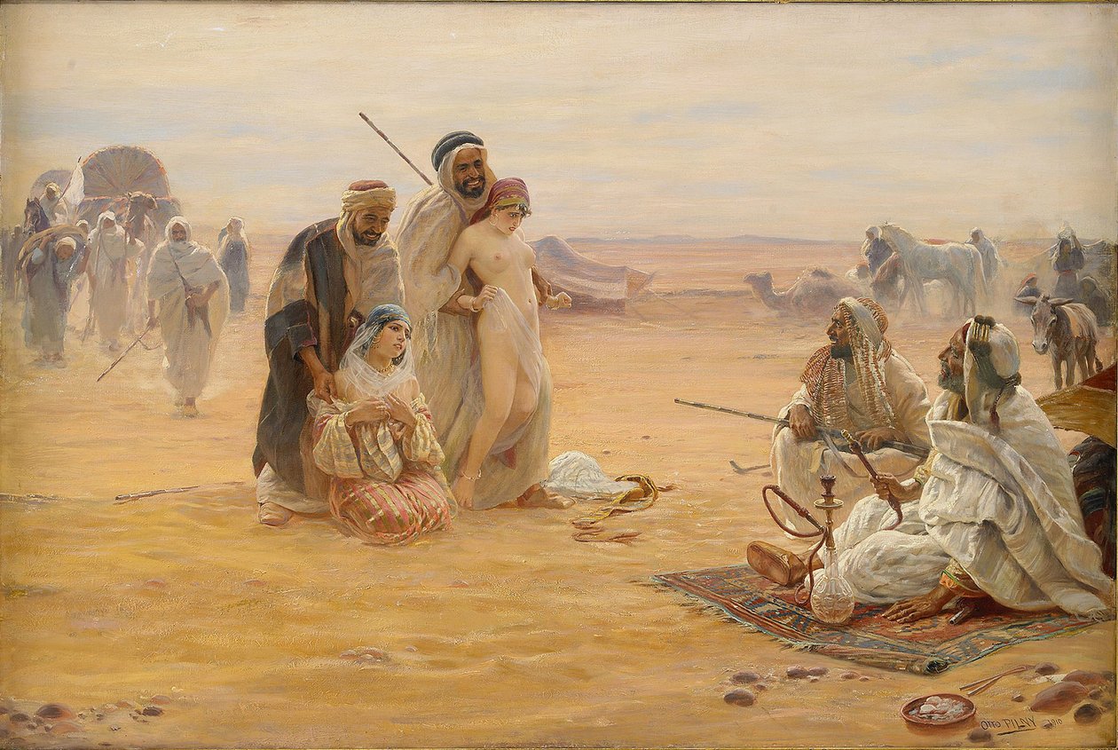 Il mercato degli schiavi, 1910 da Otto Pilny