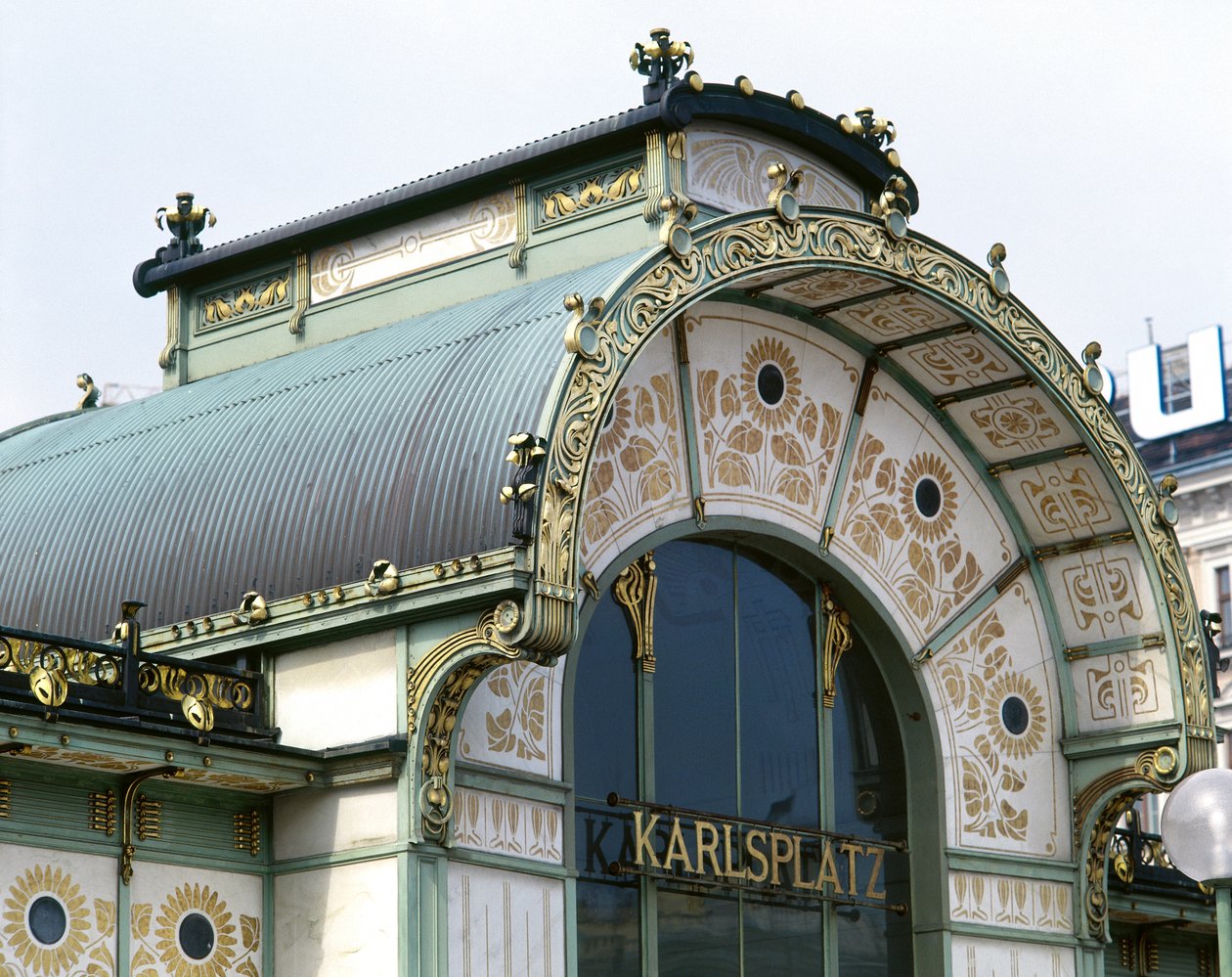 Il Padiglione Otto Wagner a Karlsplatz da Otto Wagner