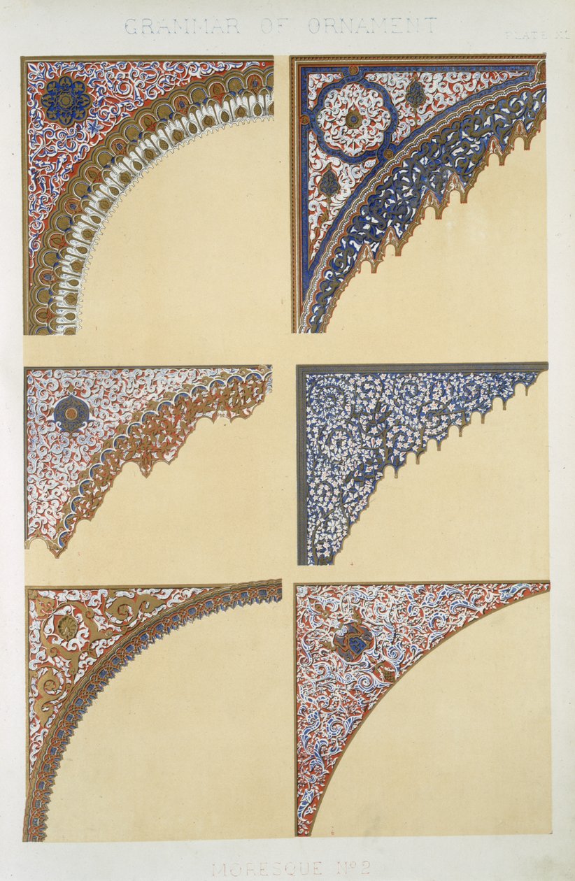 Moresque No 2, Tavola XI, da 