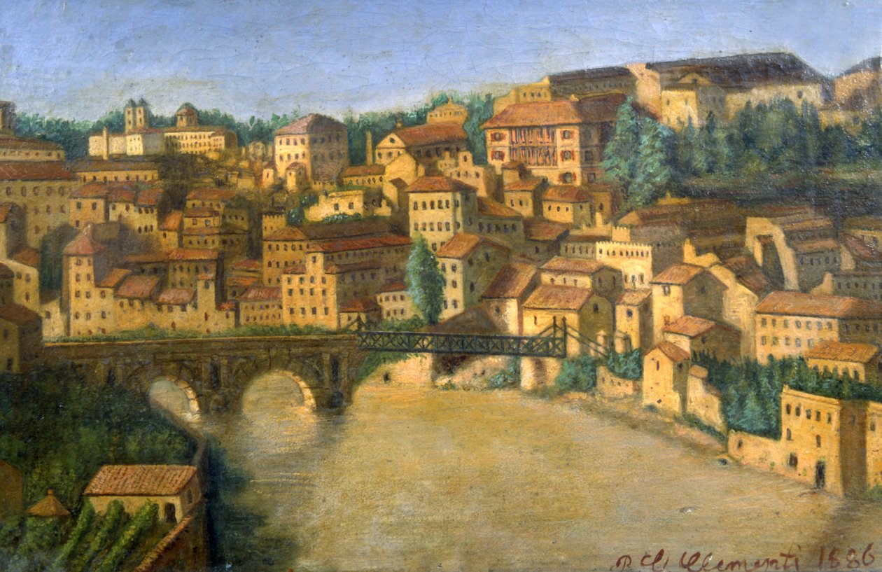 Ponte Rotto, 1886 da P. C. Clementi