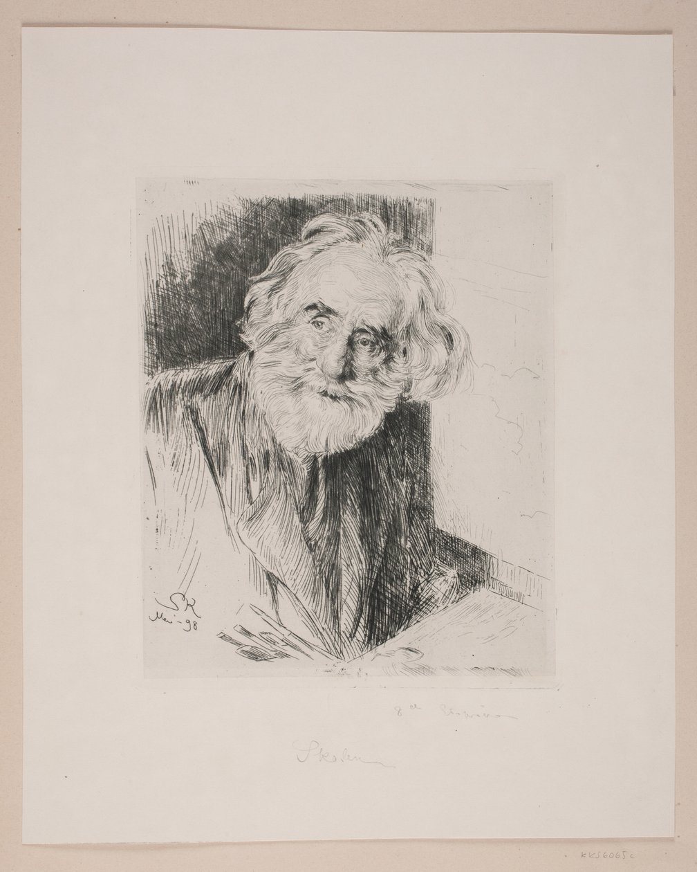 Ritratto di Vilhelm Kyhn da Peder Severin Krøyer