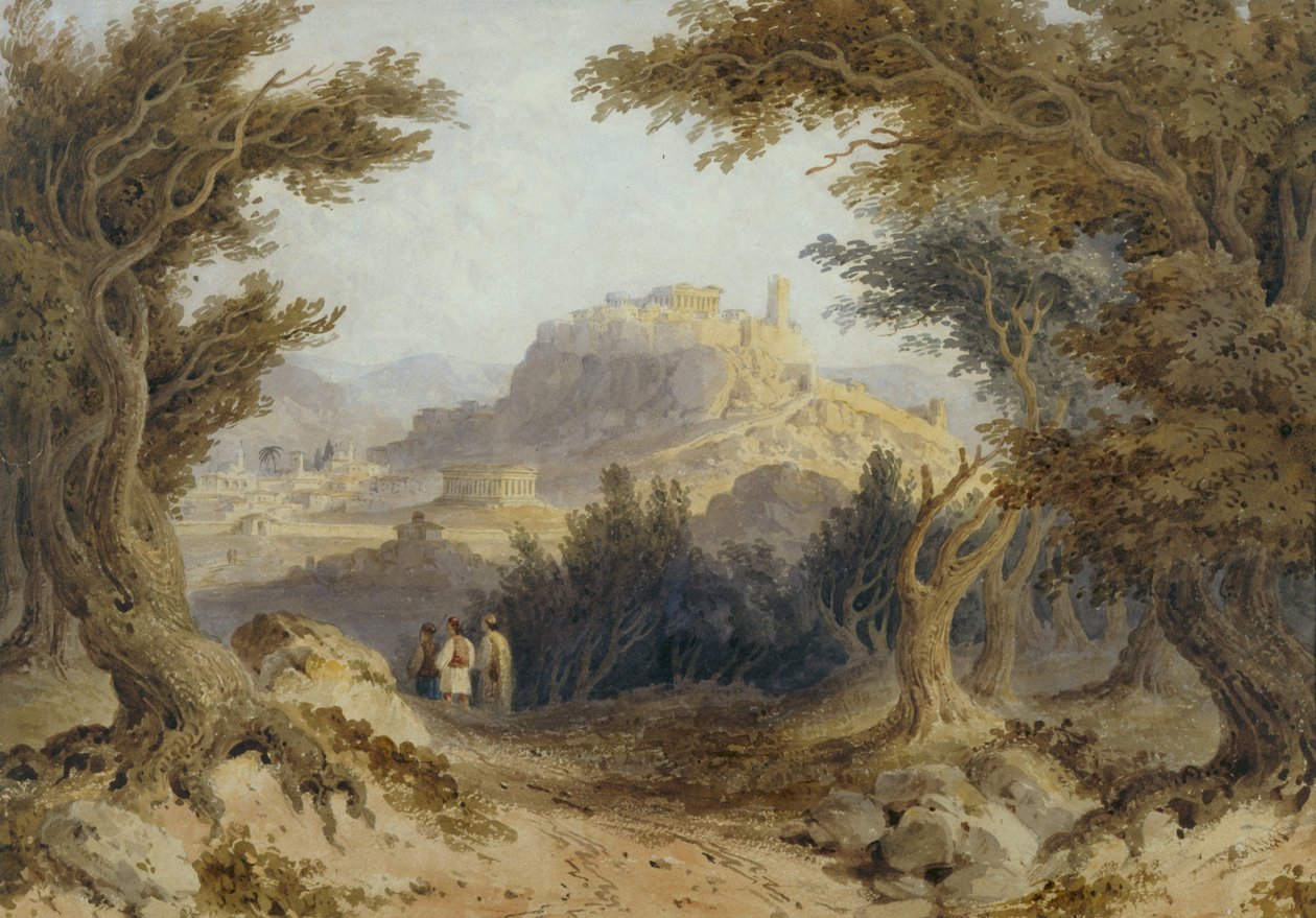 Vista di Atene da William Page