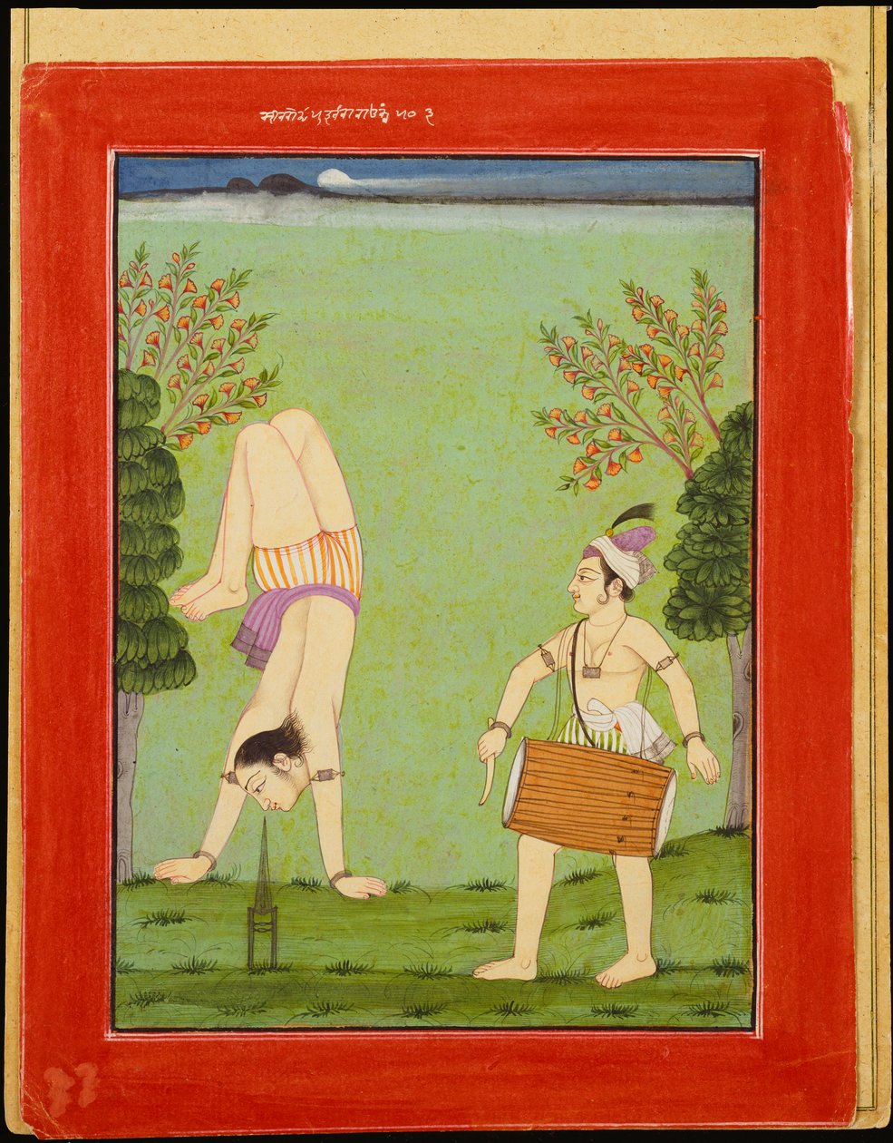 Gauda Raga: Terzo Putra di Dipak, c.1750 da Pahari School