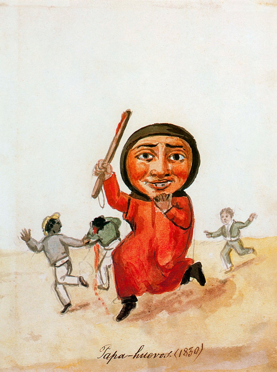 Acquerello di Pancho Fierro (Lima, 1807 - Lima, 1879) da Pancho Fierro