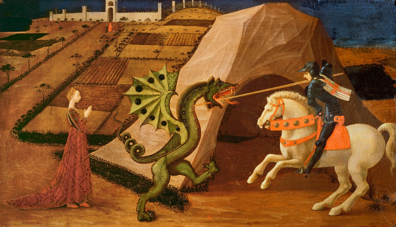San Giorgio e il drago, c.1439-40 da Paolo Uccello
