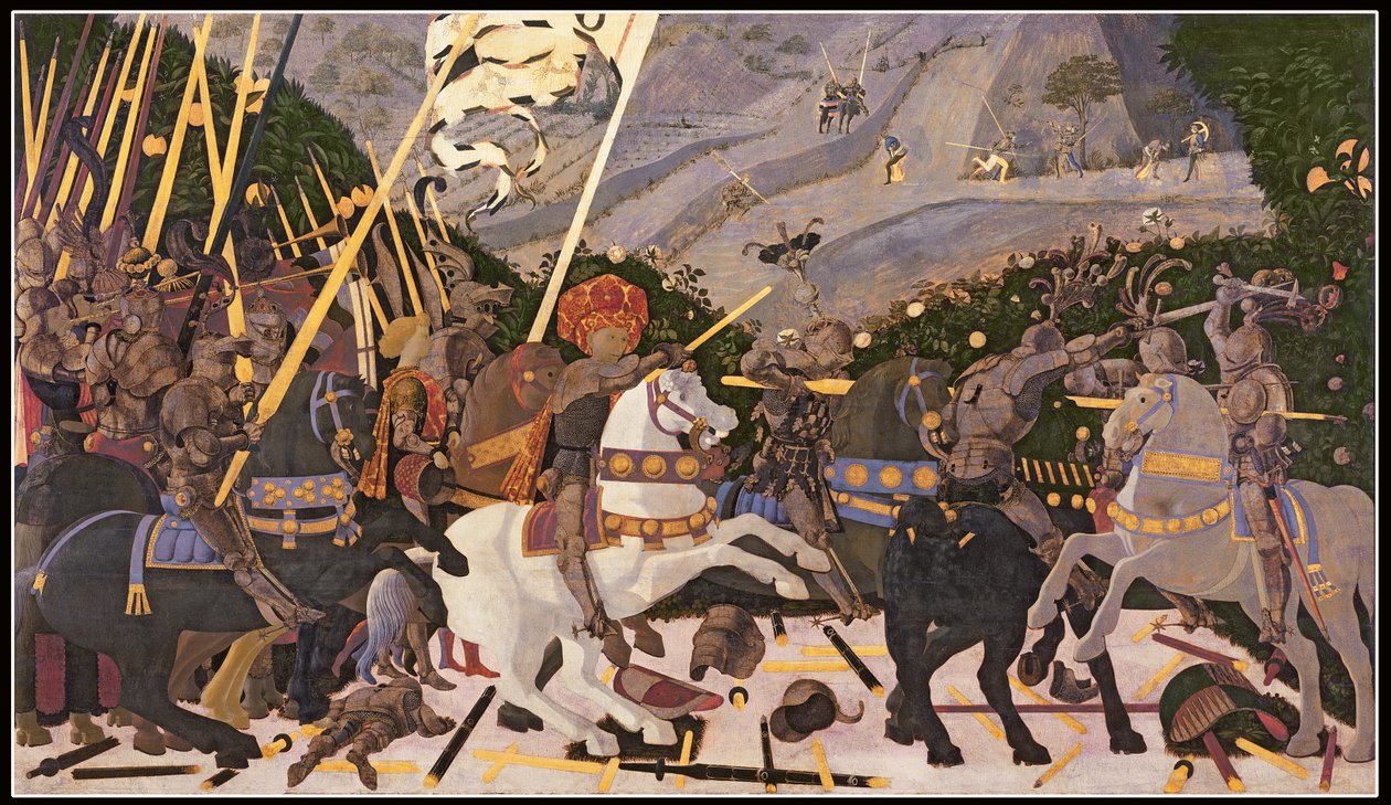 La battaglia di San Romano, c.1438-40 da Paolo Uccello