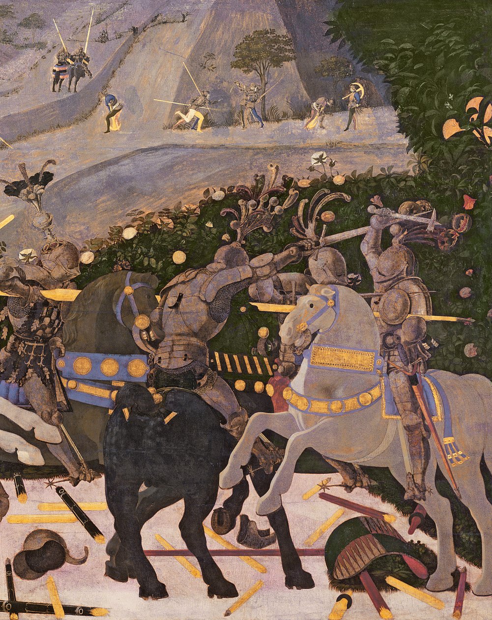 La Battaglia di San Romano (dettaglio) da Paolo Uccello