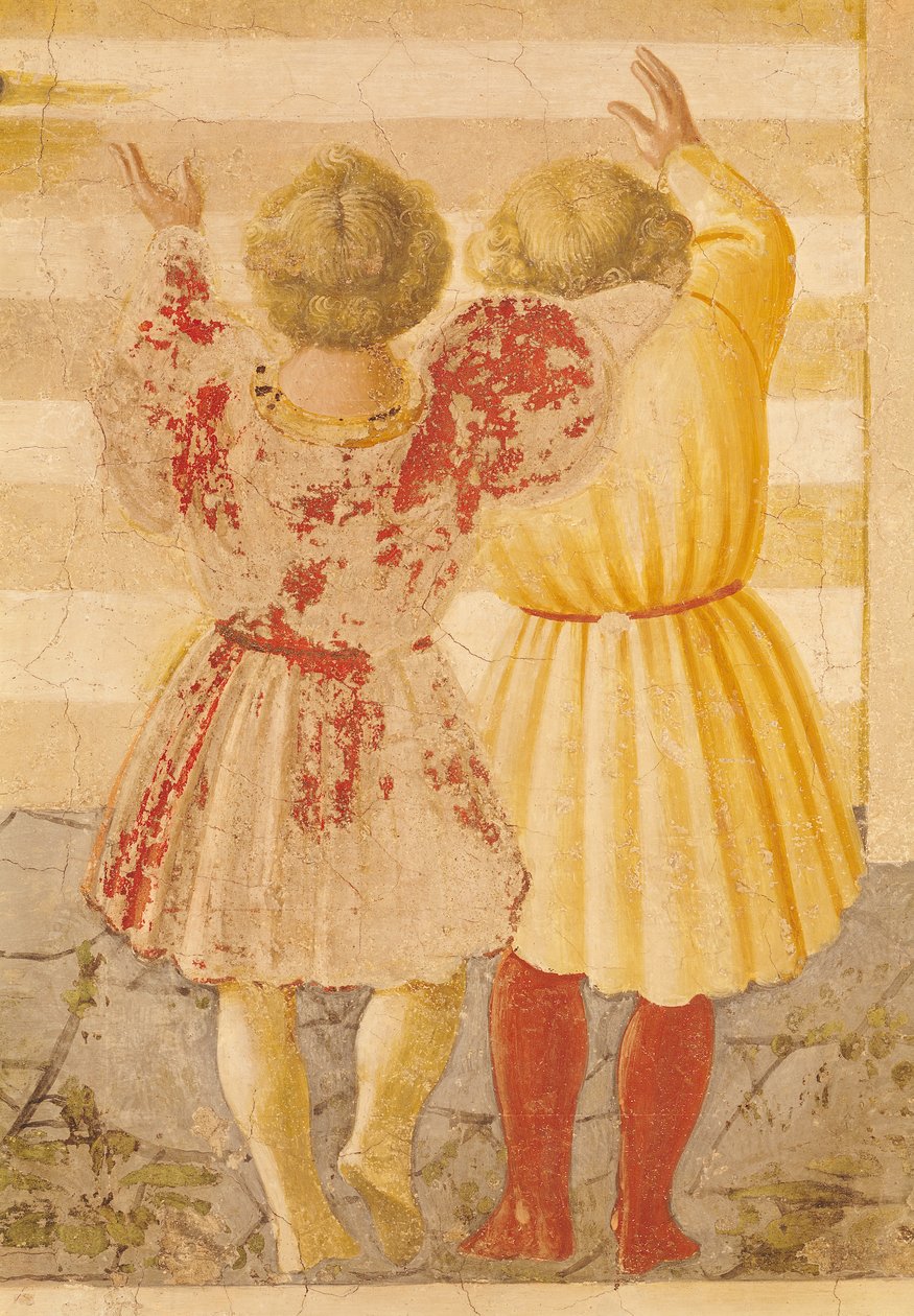 La Presentazione di Maria al Tempio, 1433-34 (dettaglio) da Paolo Uccello