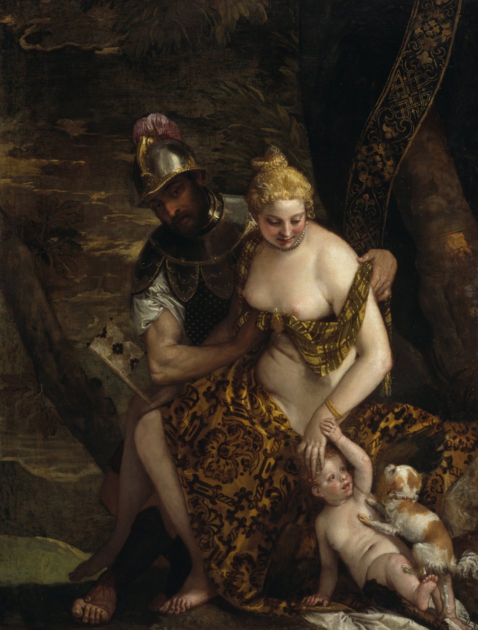 Marte, Venere e Cupido da Paolo Veronese