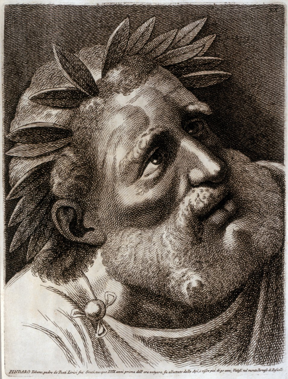 PINDARUS. 1757-1760 (incisione) da Paolo Fidanza