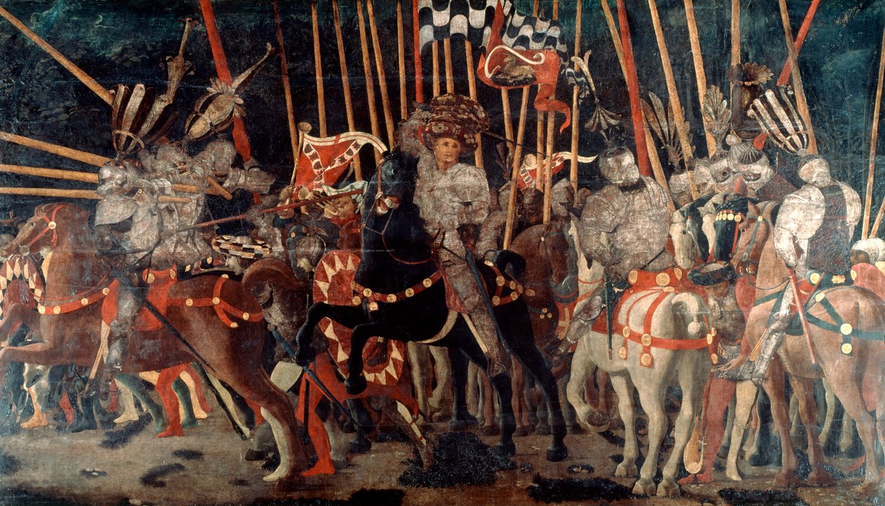 La battaglia di San Romano da Paolo Uccello