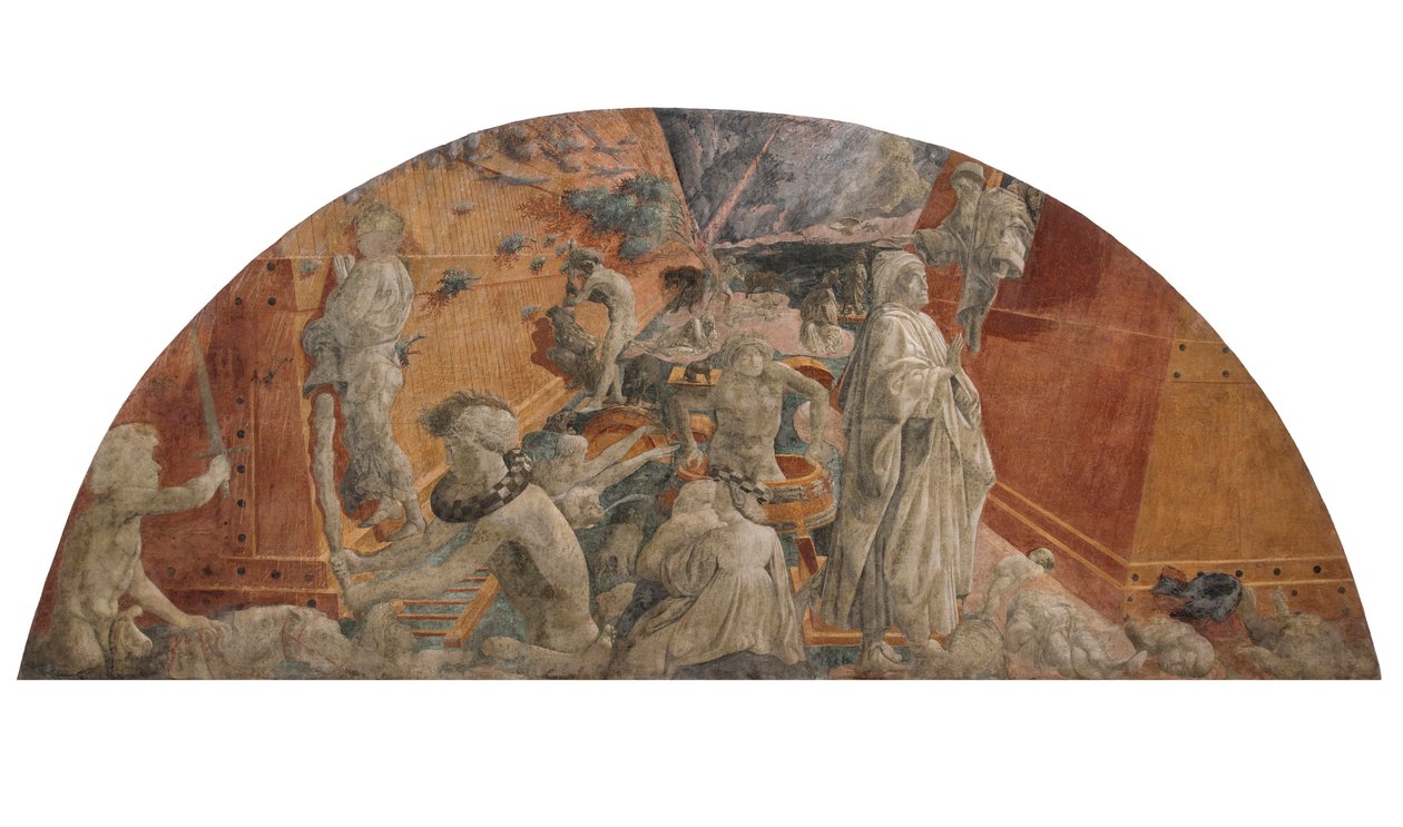 Il diluvio e le acque che si ritirano da Paolo Uccello