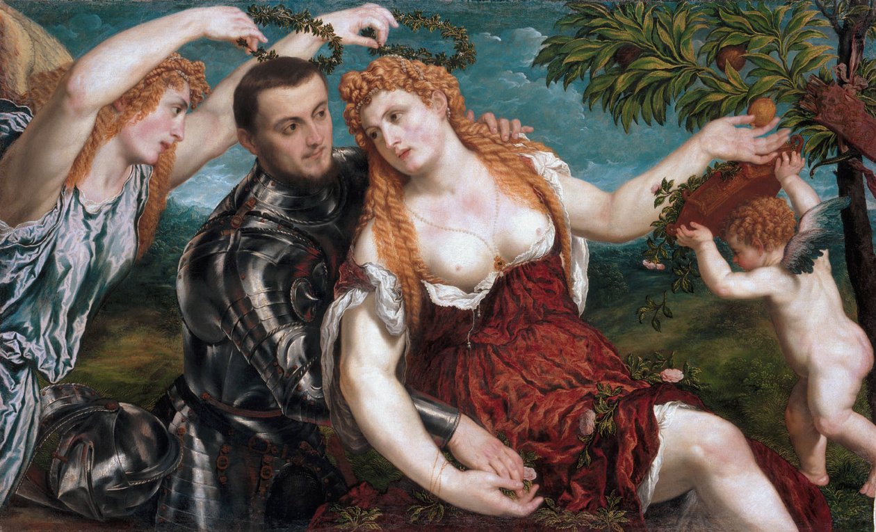 Allegoria con amanti da Paris Bordone