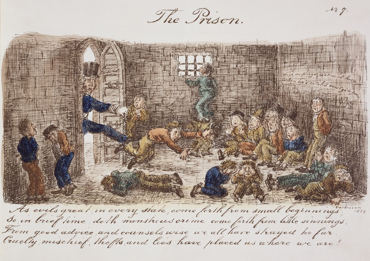 La prigione, 1858 da Parkinson