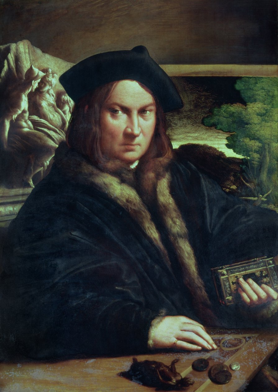 Ritratto di un gentiluomo con berretto da Parmigianino