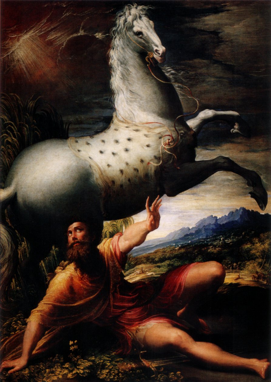Conversione di San Paolo da Parmigianino