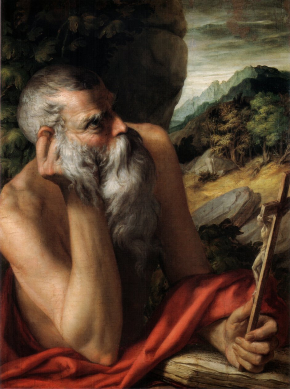 Italian: San Girolamo Saint Jerome da Parmigianino