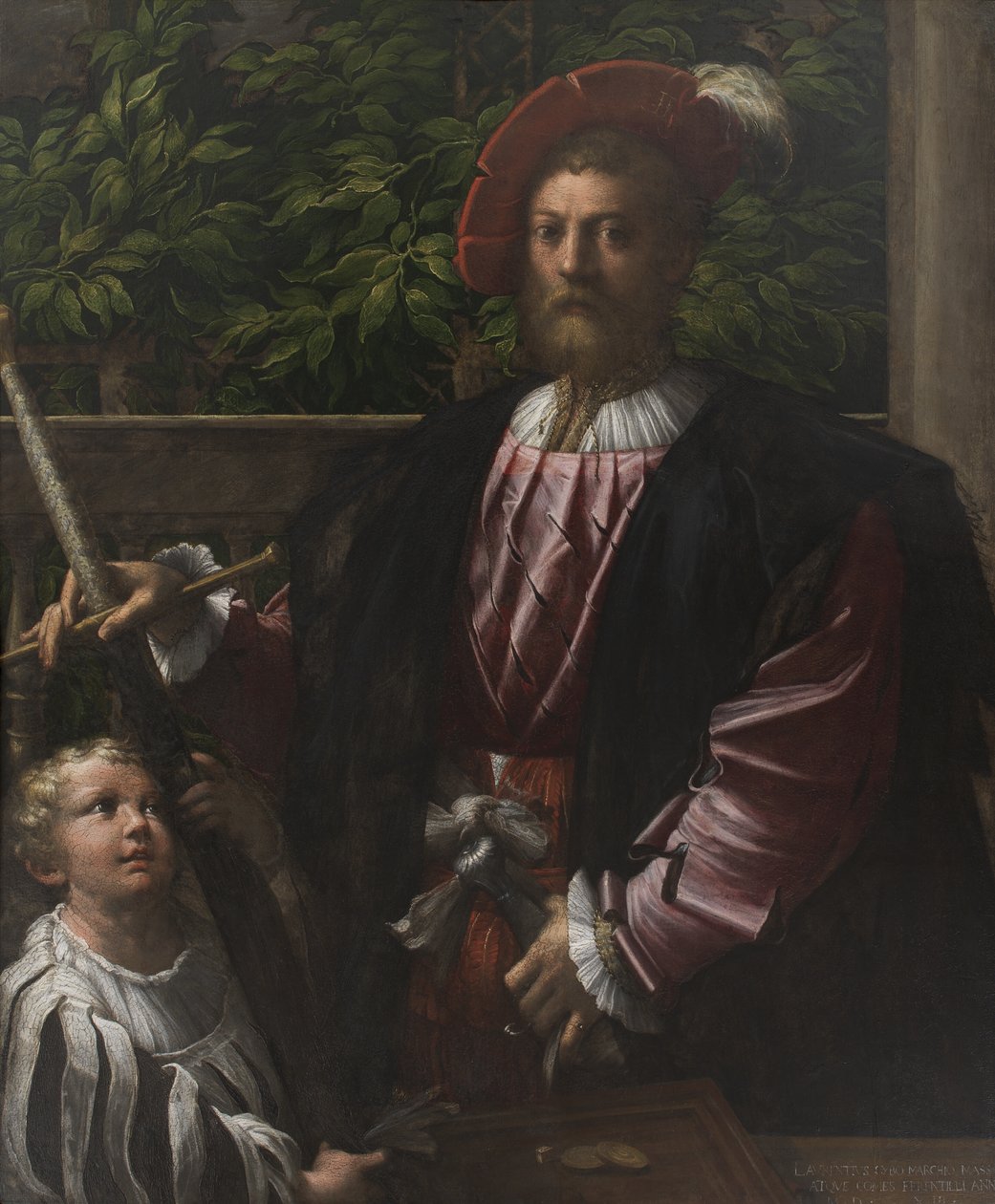 Ritratto di Lorenzo Cybo da Parmigianino