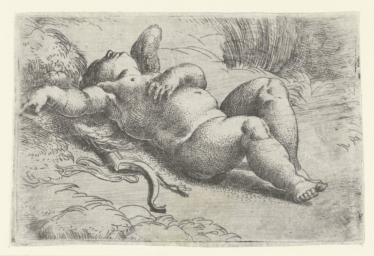 Cupido dormiente da Parmigianino