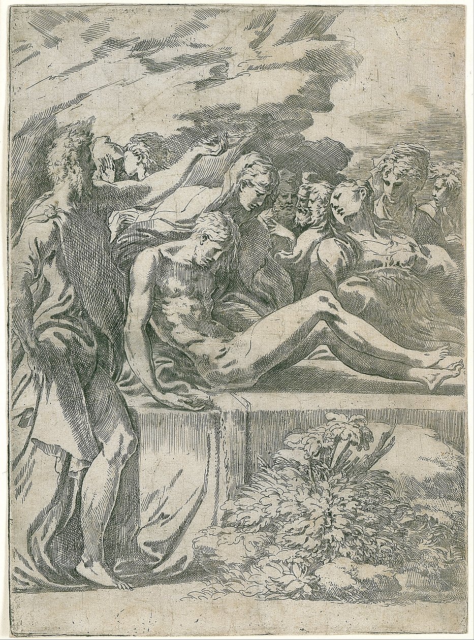 La sepoltura di Cristo da Parmigianino