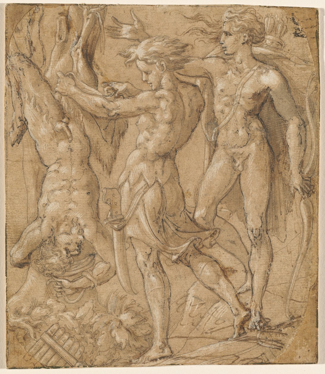 La scuoiatura di Marsia da Parmigianino