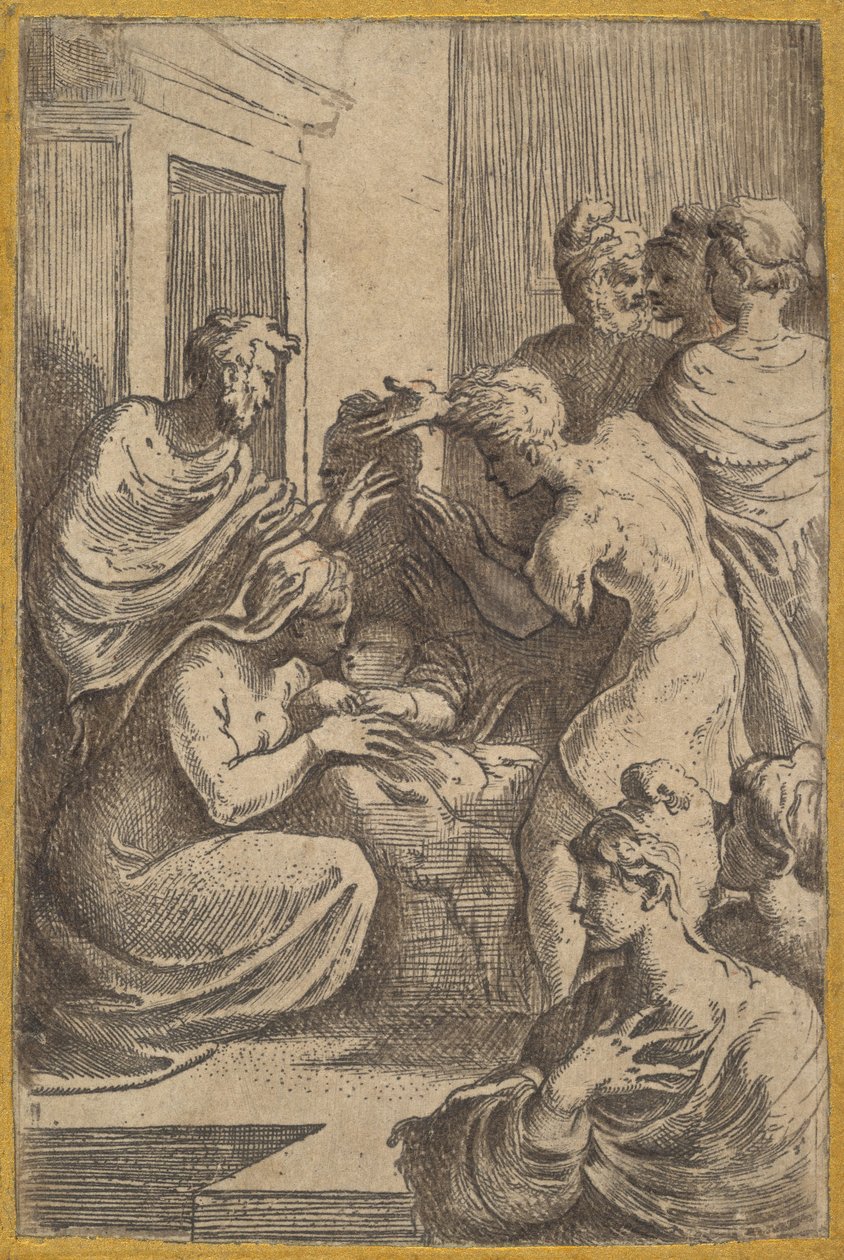 La Natività, XVI secolo da Parmigianino