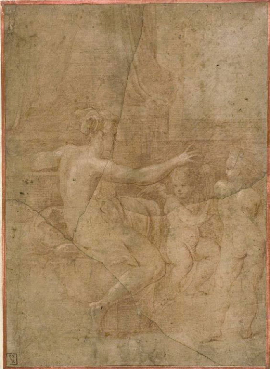 Venere con Cupido e Putto da Parmigianino