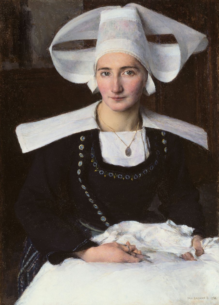 Donna della Bretagna da Pascal Adolphe Jean Dagnan Bouveret