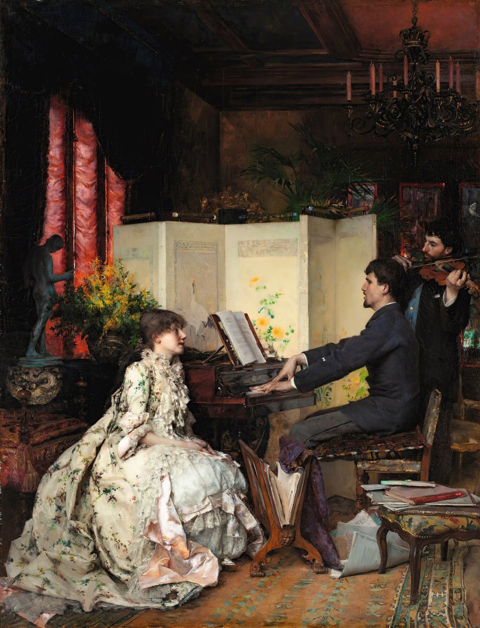 Il Duetto da Pascal Adolphe Jean Dagnan Bouveret