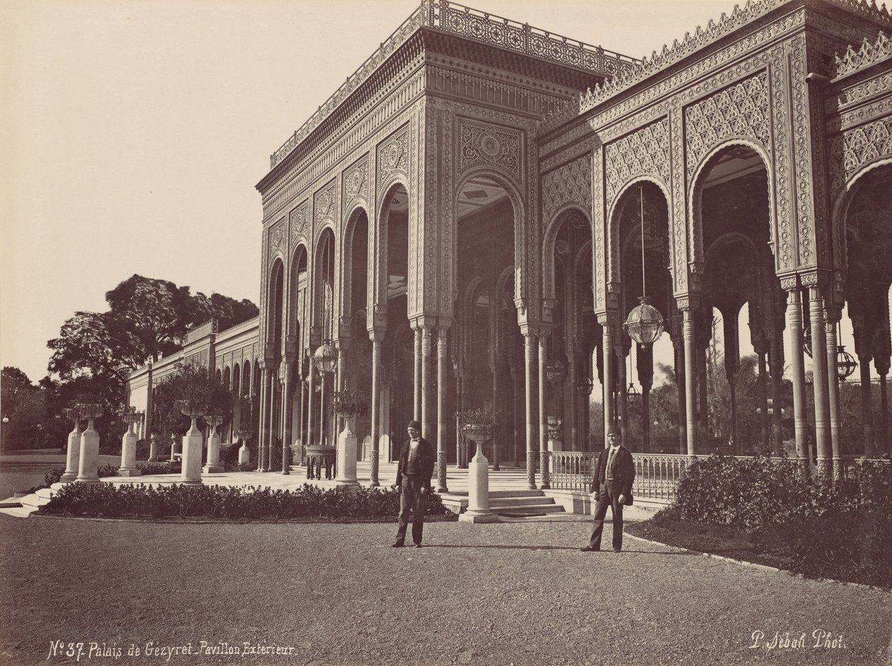 Palais de Gézyret, Pavillon Exterieur da Pascal Sébah