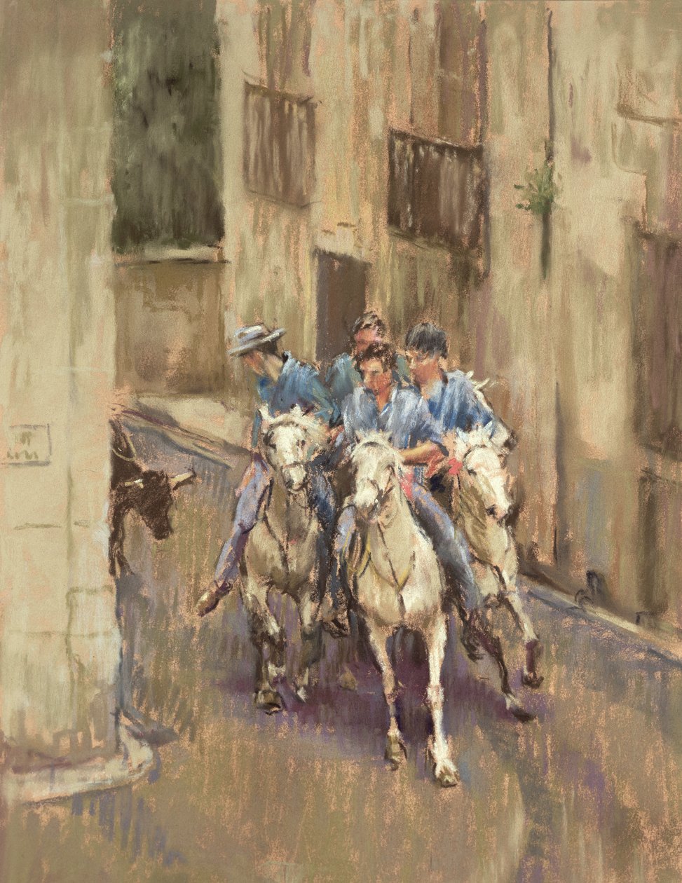 La corsa dei tori a Soubes da Pat Maclaurin