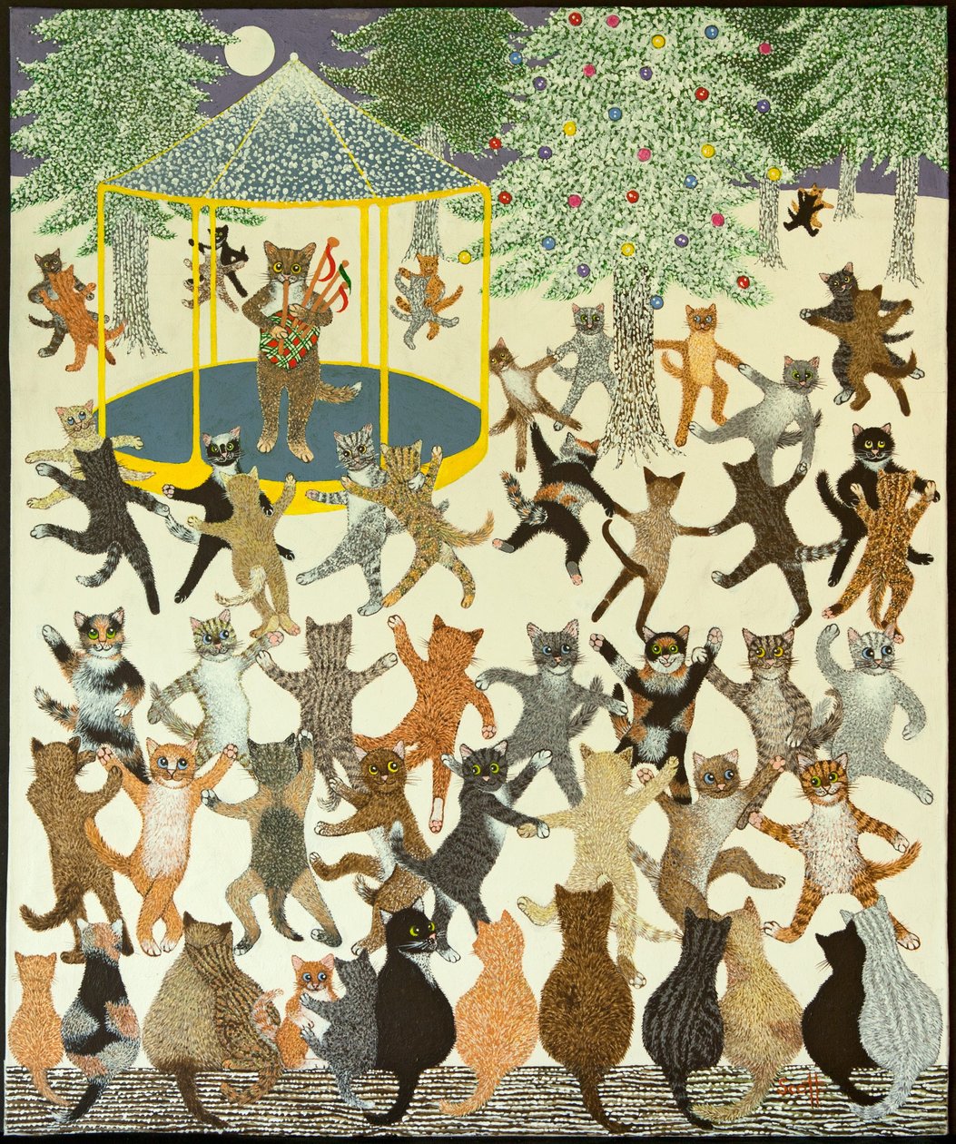 Un nuovo inizio, 2013 (acrilico su calico) da Pat Scott