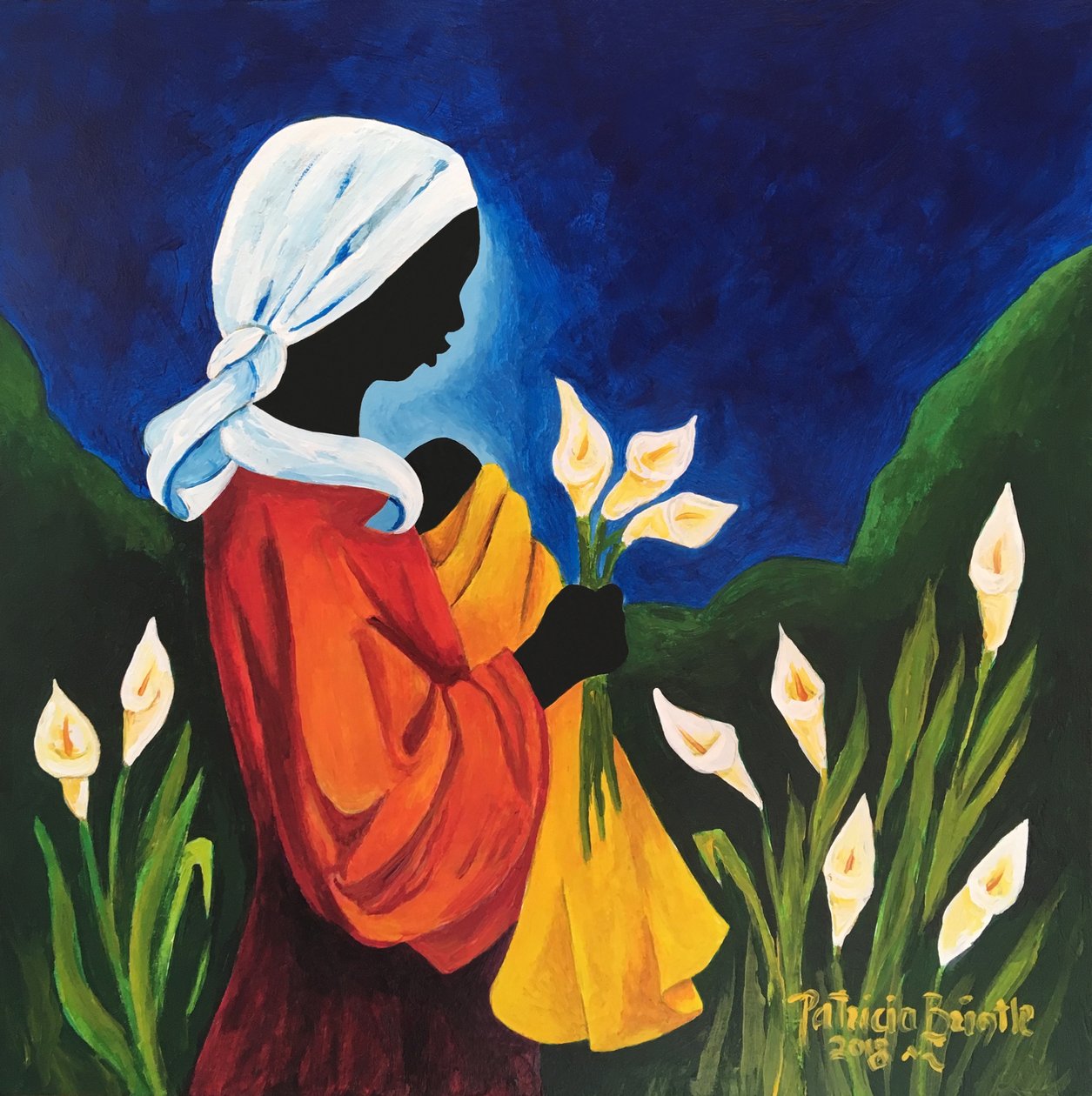 Madonna e bambino delle calle, 2018 da Patricia Brintle