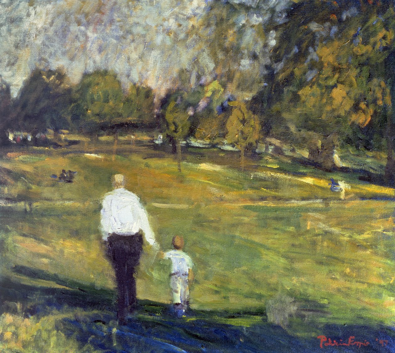 Nonno e nipote, 1997 da Patricia Espir
